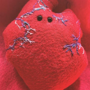Sweet Anatomy Heart Plushies