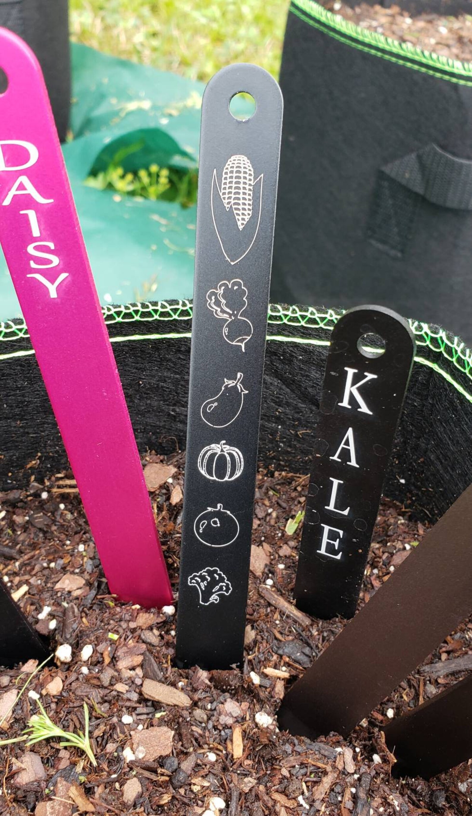 Garden Plant Name Stakes for Plant Identification Personalized Etsy