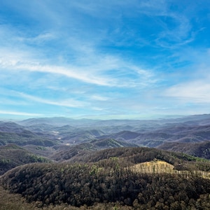 Blowing Rock, North Carolina Print / NC Mountains Photograph / long range View