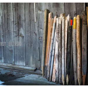 Rustic Barn Photography, Old Fence Posts, Color wall decor, Barn Wood print