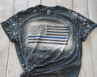 Thin Blue Line Shirt Etsy