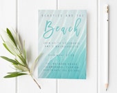 Beach Bachelorette Party Printable Invitation/Beach Bachelorette Party invitation/Printable Bachelorette Invitation/Beach Bachelorette Party