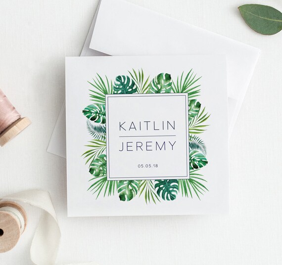 Watercolor Wedding Logo Beach Wedding Logo Wedding Heraldry Etsy