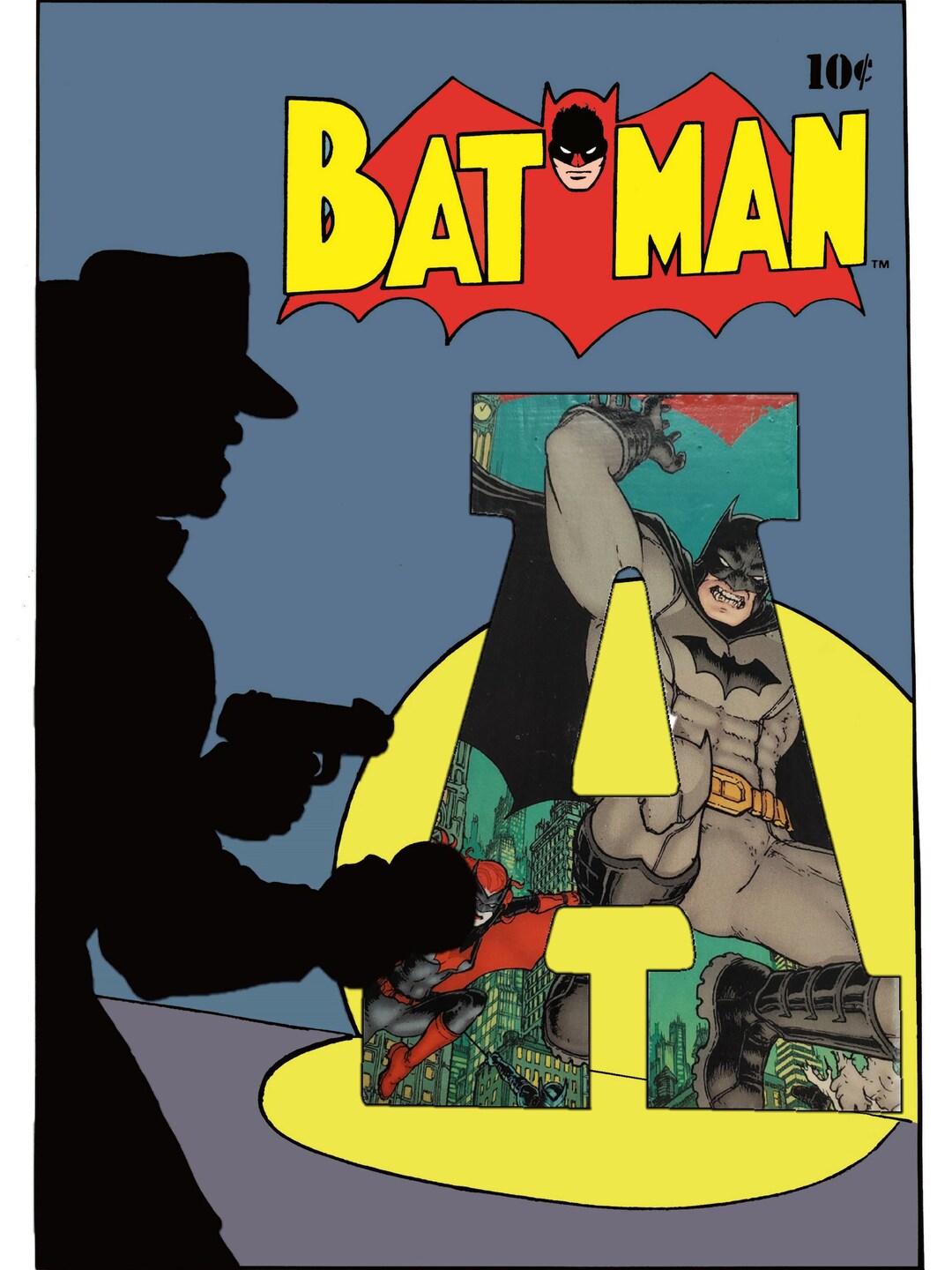 Batman Wooden Comic Book Letter (5.5 In.) - A ONLY - Ready to Ship! - Etsy