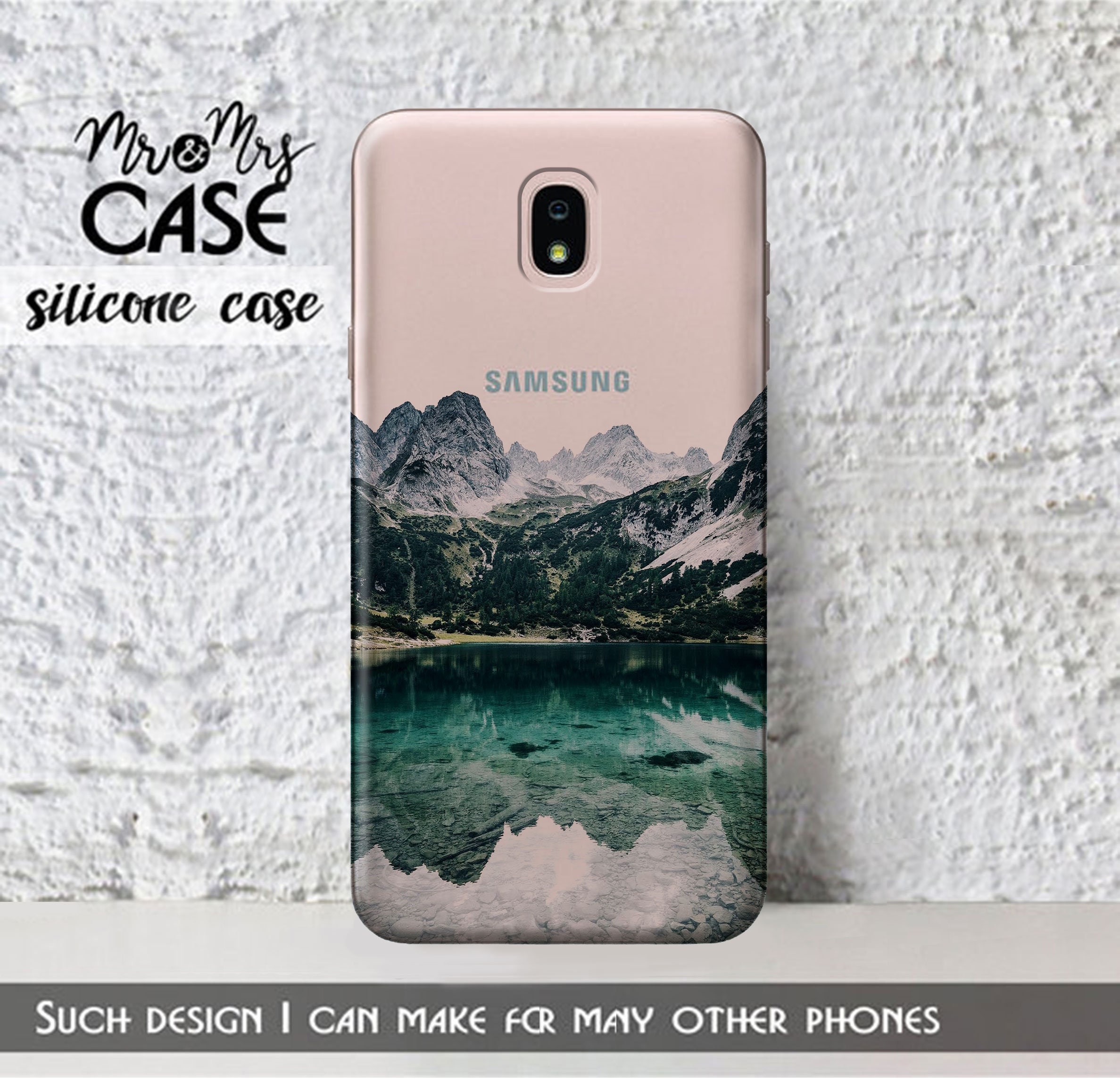Galaxy J7 Refine 2018 Mountains lake case Samsung A8 Star ðpowiÄksz