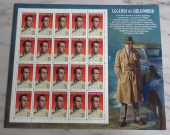 ジェームズ・ディーン切手20枚セット、ヴィンテージ未使用USPS 32