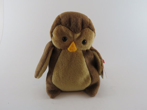 hoot the owl beanie baby