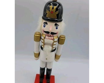 Traditional Nutcracker Wooden Toy Soldier Hand Painted Christmas Holiday DecorN8