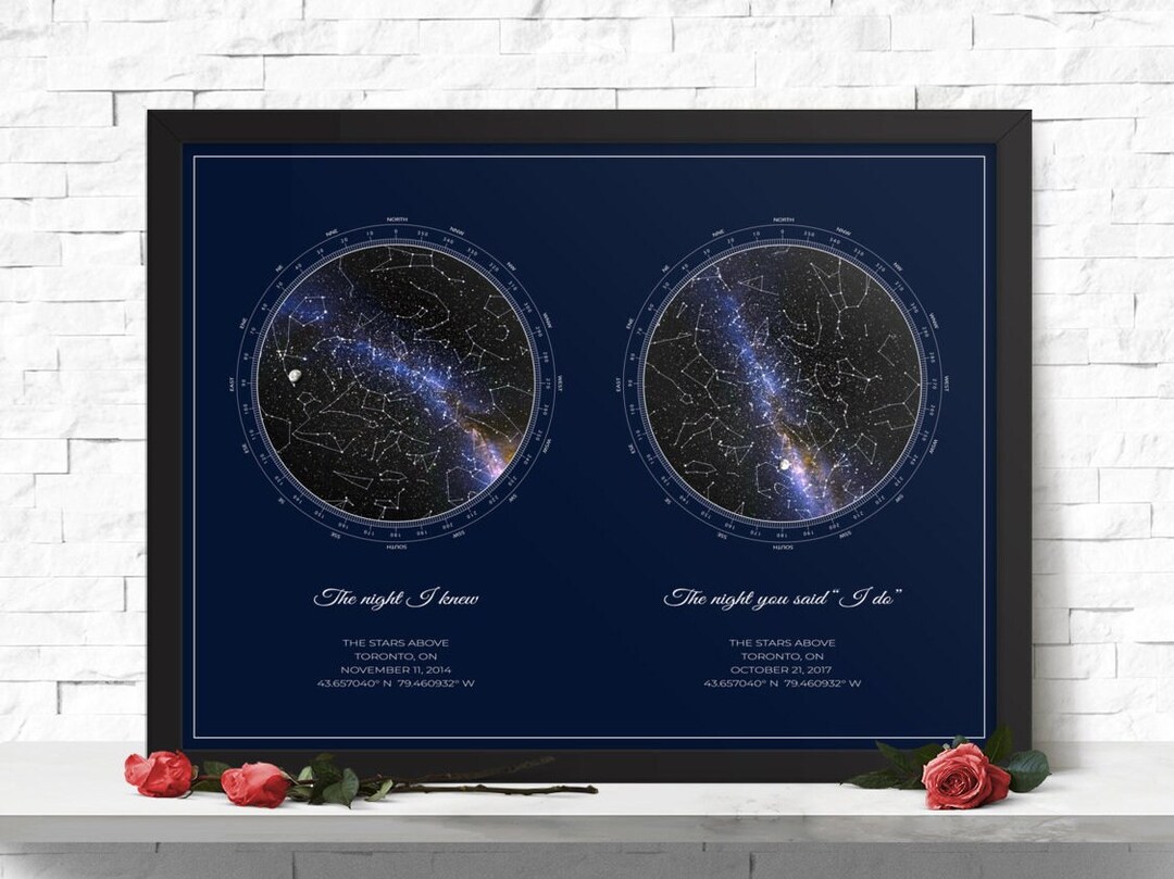 Last Minute Gift Custom Star Map - Il 1080xN.4482040994 903a