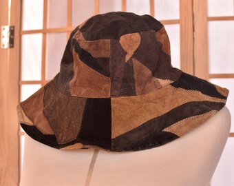 Denim Patchwork Bucket Hat Fishing Unisex Sunhat Cap Vintage Fashion Outdoor Denim Patchwork Bucket Hat Fishing Unisex Sunhat Cap Vintage Fashion Outdoor
