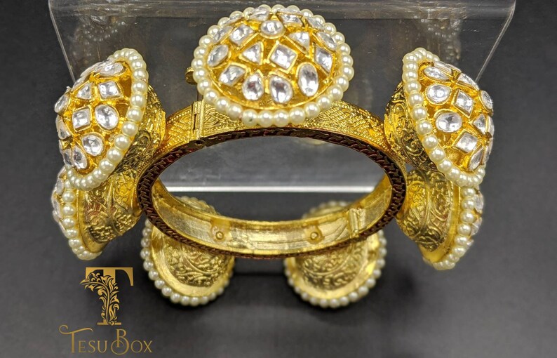 pemium quality Kundan kada Indian boho Kundan brass kada Kundan Jewelry Pakistani wedding jewelry Indian bridal bangle...