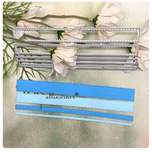 Metal Cutting Die: Dotted Rectangle Frame Metal Cutting Dies