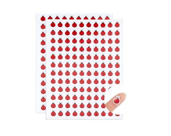 Ladybug Stickers (Tiny): 10mm (0.39") Irregular Ladybug Stickers for Scrapbooking Boxes Folders Storage Classroom Office - 240 Stickers