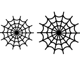 15 Spiderweb Die Cuts (Size M): Medium size spiderweb cardstock die cuts for Halloween Album Photobooks Scrapbooking Cards