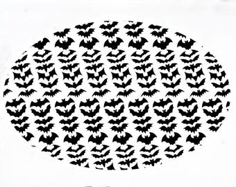 100 Mini Bats Die Cuts: Halloween Flying Mini Bats Black Cardstock Die Cuts for Scrapbooking Cardmaking Party Decoration