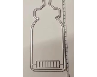 Metal Cutting Die: Large Layered Baby Bottle Cutting Dies for Mini Album Photo Cards