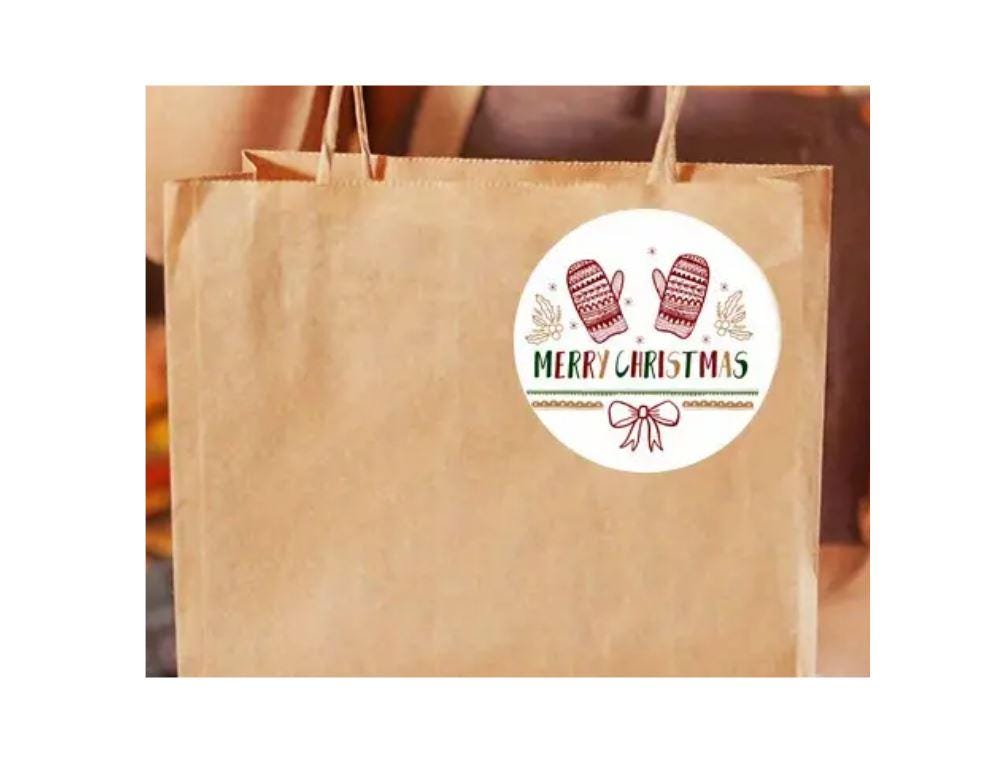 500 Merry Christmas Stickers – Round Holiday Labels For Gifts, Cards, & Decor (1 Inch) - View #9