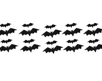 20 Dimensional Bats Die Cuts: 2 Sizes Bats Halloween Cardstock Die Cuts for Scrapbooking Album Party Table Decoration