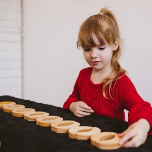 Montessori wooden balance puzzle Banana 25 pcs image 4