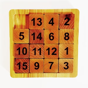 Wooden numbers puzzle game 15 image 6