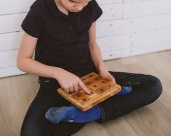 Houten nummers puzzelspel "15"