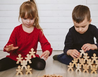 Montessori toy:stacking puzzle set.