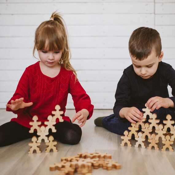 Montessori Stapelblöcke Alter 4 8 Jahre Edelsteinblöcke Lernpuzzle Spielzeug 