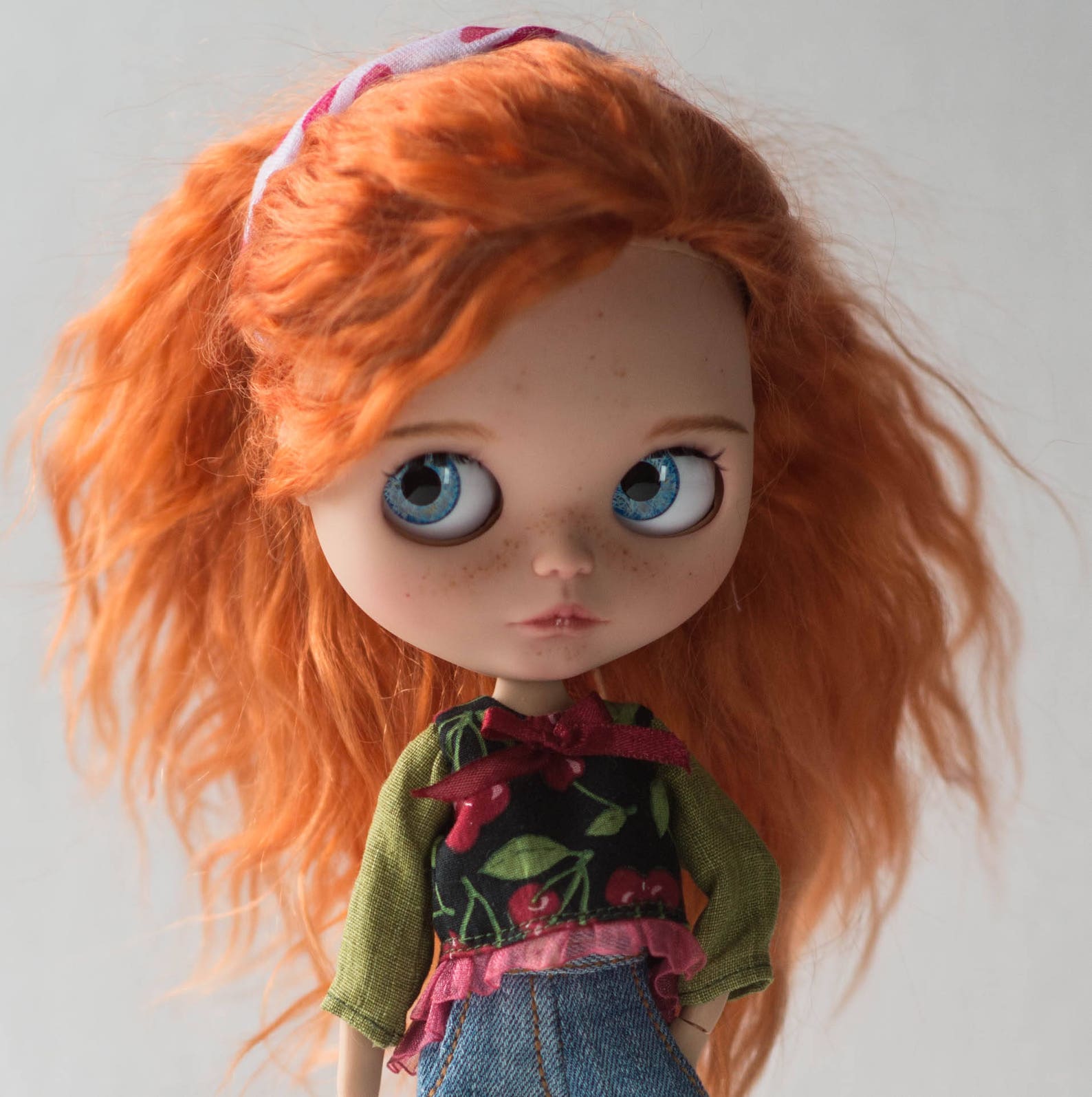 Custom Blythe Doll With Natural Hair Tbl Ooak Etsy