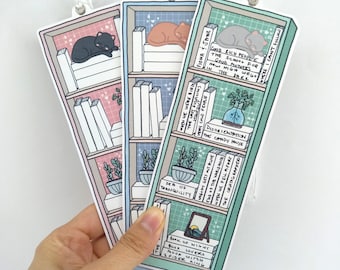 Grid Bookmark Book Tracker, Bookish, Bibliophile, Double Sided, 40 Books to Fill in, High Quality, Thick sturdy, Book club (U.S Duty Free!)