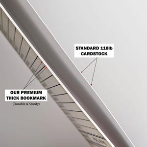 Marcapáginas para libros, para apilar libros, doble cara, de alta calidad, cartulina gruesa y resistente, ideal para regalar o para clubes de lectura. imagen 10