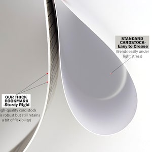 Marcapáginas para libros, para apilar libros, doble cara, de alta calidad, cartulina gruesa y resistente, ideal para regalar o para clubes de lectura. imagen 11