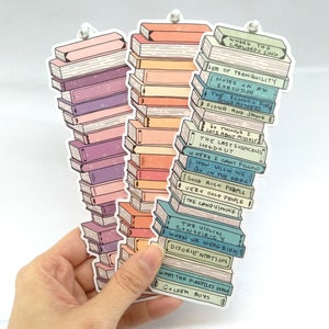 Bookmark Book Tracker, Book Stack, Double Sided, 34 Books to fill per bookmark, High Quality, Thick Sturdy Cardstock, unique gift, book club