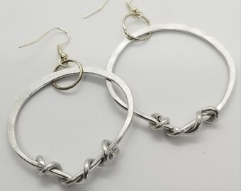 A Wired Hoop Earrings, Bohemian Fashion