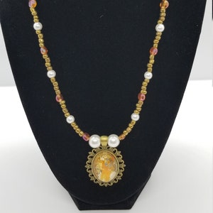 Bohemian Beaded Pendant Necklace - Handmade Hippie Chic Jewelry for Women