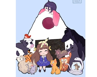 Zodiac Friends: Fruits Basket Small Print