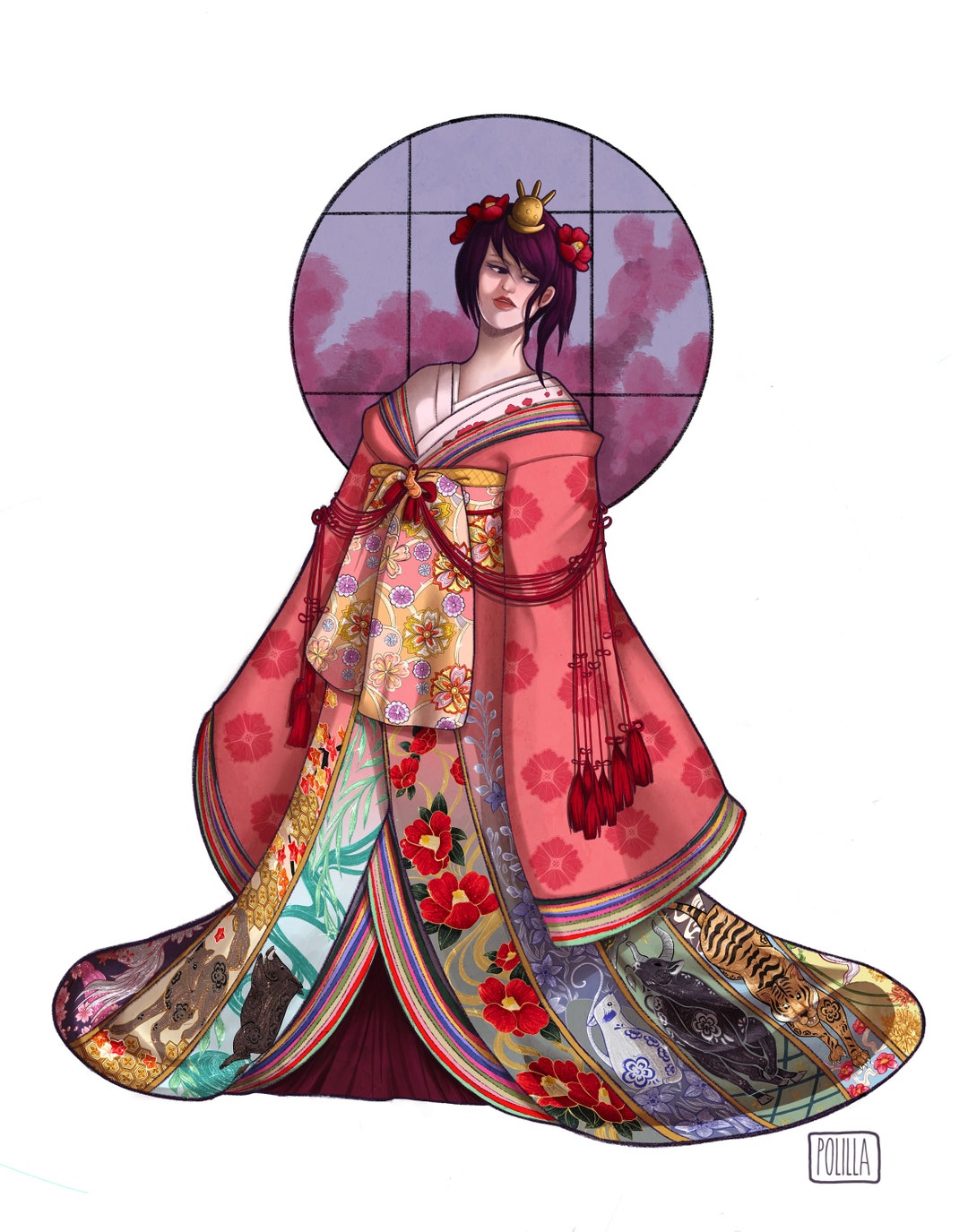 Fruits Basket Zodiac Akito Art Print Etsy