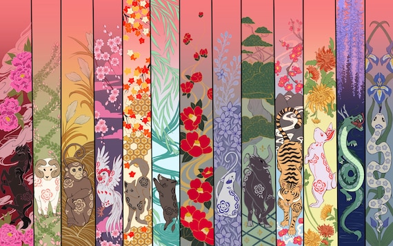 Chinese Zodiac Print