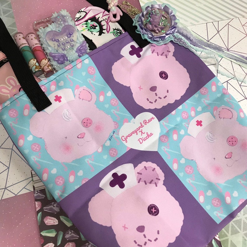 Graveyard X Diccha Collab Tote bag