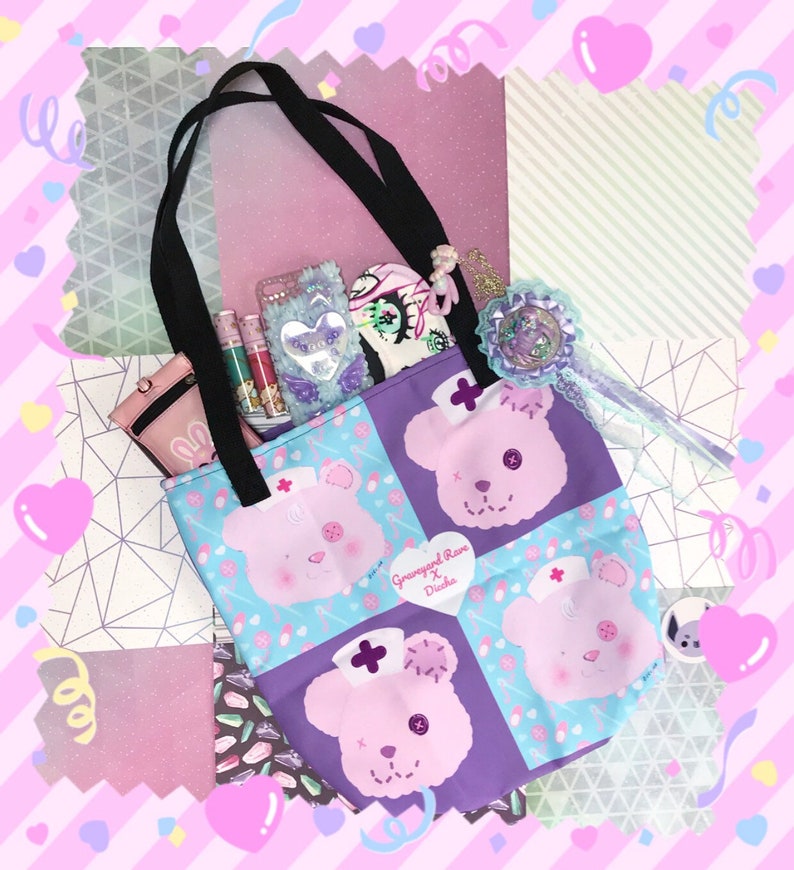 Graveyard X Diccha Collab Tote bag