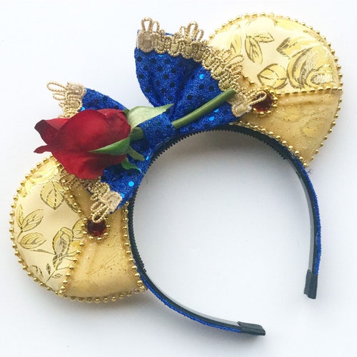 Enchanted Princess Mouse Ears - Beast Mouse Ears - MADE TO ORDER