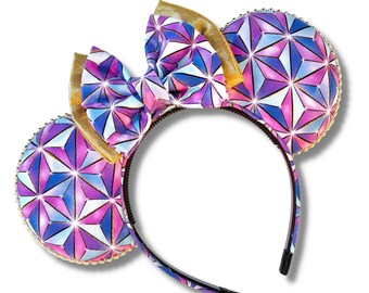 50th Anniversary Spaceship Earth Mouse Ears - MADE TO ORDER