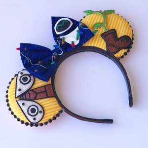Trash Collector Mouse Ears - Space robot mouse ears - Robot Couple Mouse Ears - MADE TO ORDER