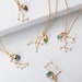 Gold Dainty Zodiac Necklace, Constellation Jewelry, Raw Gemstone Necklace, Celestial Necklace, Personalized Birthstone Jewelry 