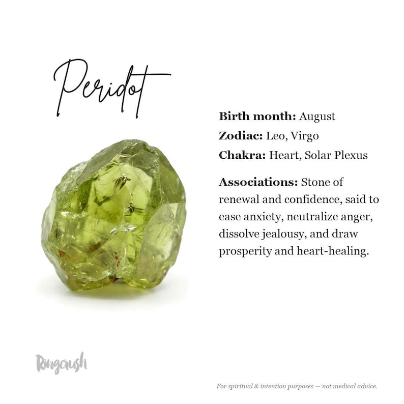 Raw Peridot Stud Earrings - 18k Rose Gold Filled image 5