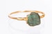 Raw Emerald Ring, Gold Stacking Rings, Emerald Engagement Ring, May Birthstone Ring, Raw Crystal Ring, Boho Ring, Gemstone Ring, Dainty Ring