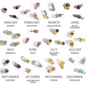 CHARM ONLY, Additional bracelet/necklace birthstone crystal charms • Handmade