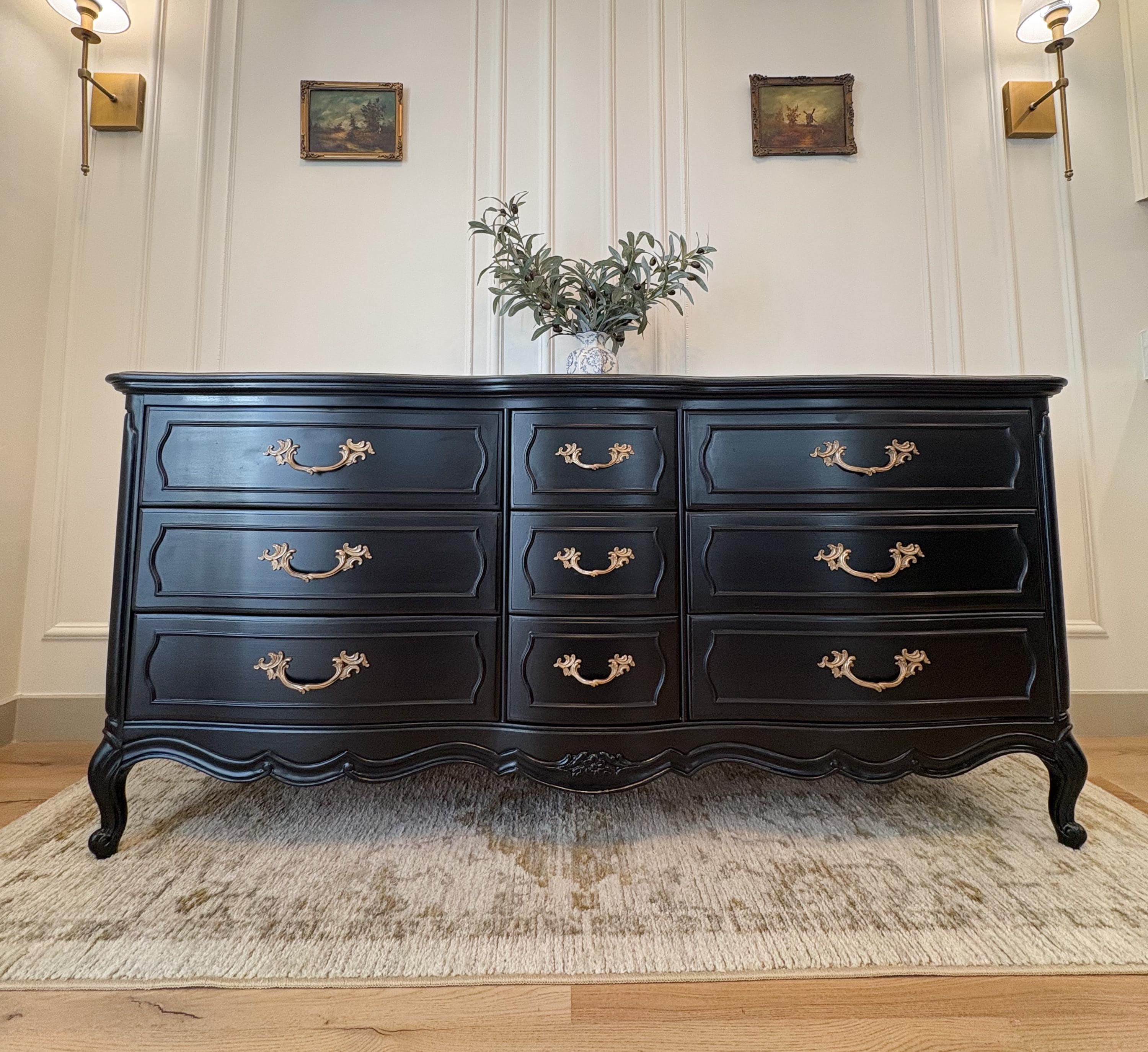 SOLD** Vintage Thomasville French Provincial Dresser Credenza - Etsy