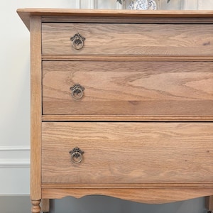 SOLD** Antique Solid Oak 3-Drawer Dresser, Chest of Drawers, Bedroom Furniture