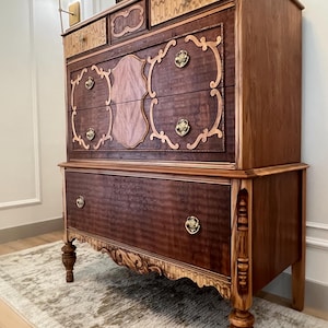 SOLD•• Antique 20th Century Dresser Chest of Drawers