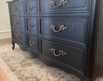 SOLD** Vintage Dixie French Provincial Dresser Credenza